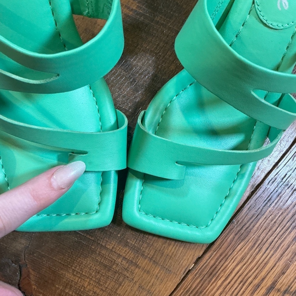 Matisse Oslo Heel Sandals in Mint Green Women’s 6.5 - Picture 11 of 12